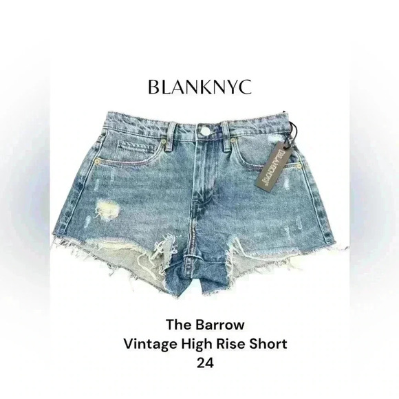 Blank NYC Pants - 🆕 BLANKNYC High Rise Vintage Short